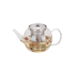 BULE VIDRO C/TAMPA E FILTRO ACO INOX 1L AX811