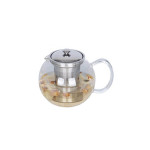 BULE VIDRO C/TAMPA E FILTRO ACO INOX 1L AX821
