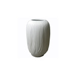 JARRA DE PORCELANA 31CM BRANCO MATE
