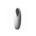 JARRA DE PORCELANA 38CM BRANCO MATE