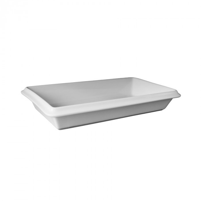 VA PGN GN3B-ASSADEIRA RECT.32,5X17.6X6CM BRANCO