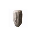 JARRA DE PORCELANA 39CM CINZA MATE