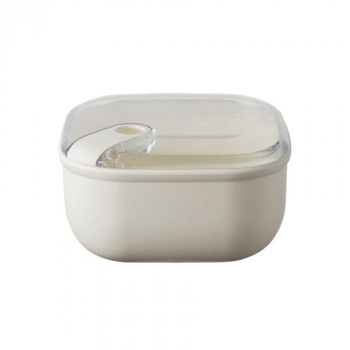 Caixa Quadrada Marfim 16x16x8.7 (1L) OMADA