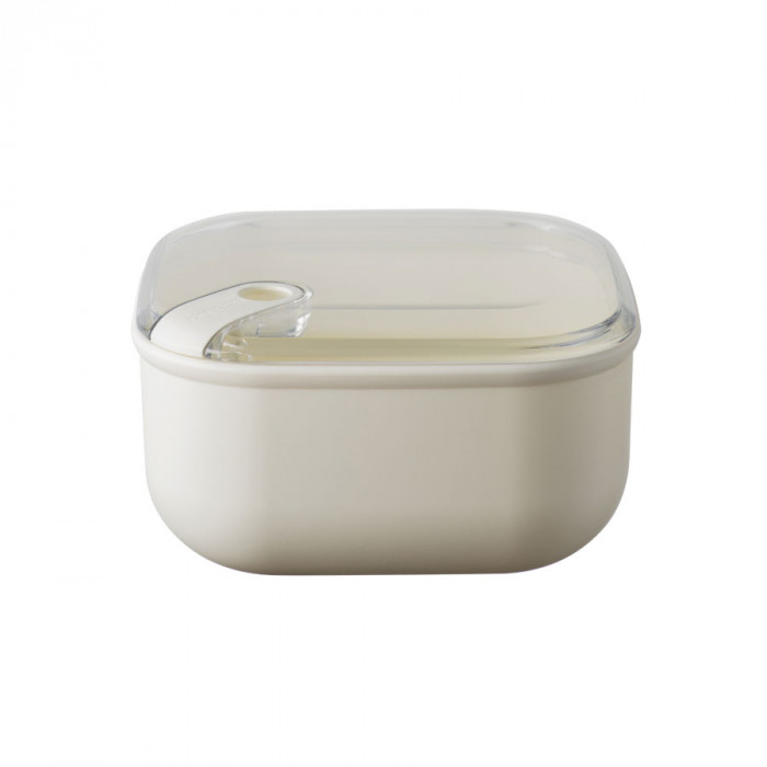Caixa Quadrada Marfim 19.5x19.5x10.5 (2L) OMADA