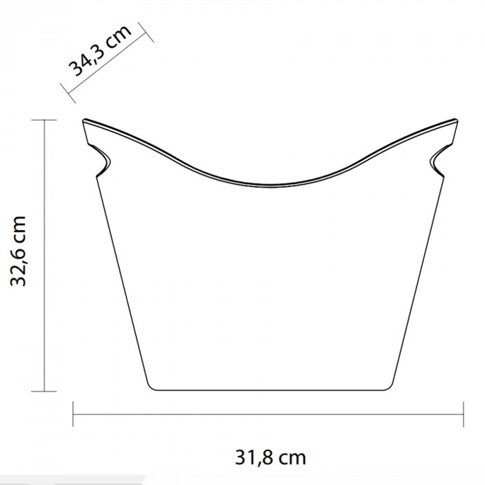 CHAMPANHEIRA VISUAL CLEAR TRANSPARENTE FB/87