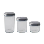 Set 3 Frascos Antracite (05 lt - 1 lt - 1,5 lt) OMADA