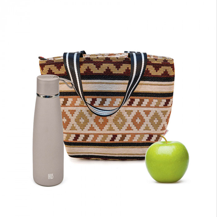 CARTEIRA LANCHEIRA KILIM LARANJA  IRIS
