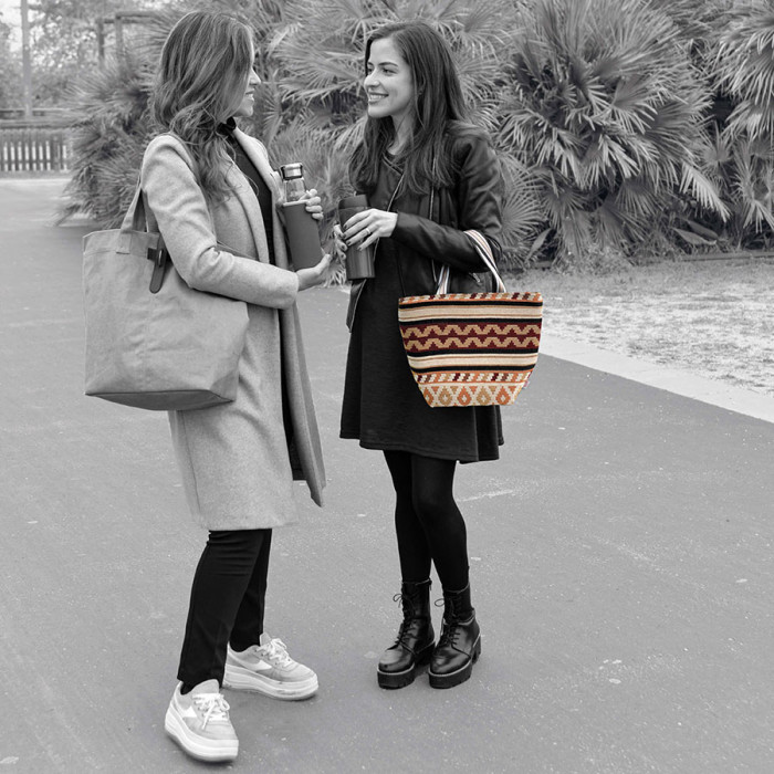 CARTEIRA LANCHEIRA KILIM LARANJA  IRIS