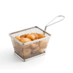 FRITADEIRA APRESENT. A�O INOXID�VEL 13X10CM