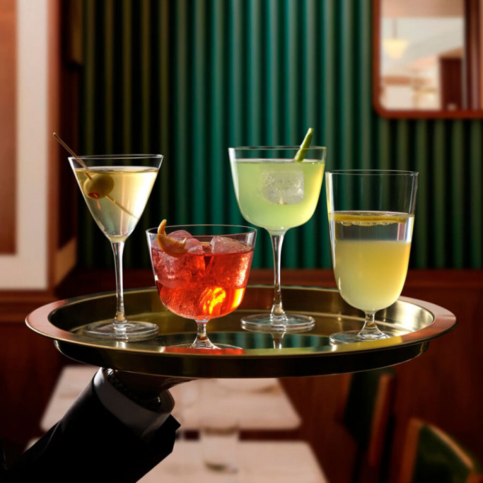 BARGIANI-CJ. 6 COPOS COKTAIL GLASS LONG  375 CC