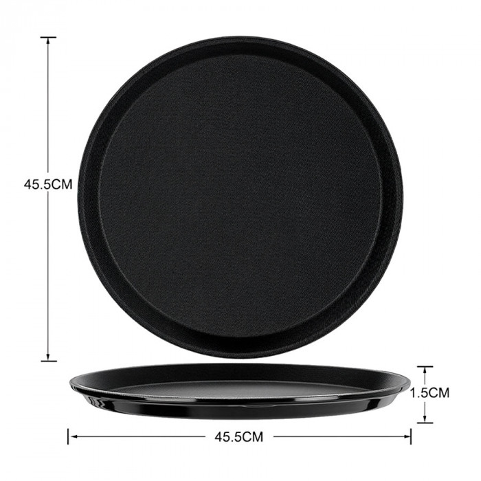 BANDEJA ANTIDERRAPANTE PP 45CM