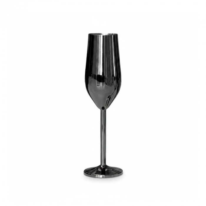 FLUTE 200ML A�O INOX PRETO