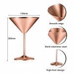 COPO MARTINI 200ML A�O INOX COBRE