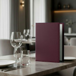 EMENTA A4 EM POLIESTER BORDEAUX