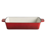 TRAVESSA DE FORNO "5 STARS" VERMELHA 33X24x6.5CM