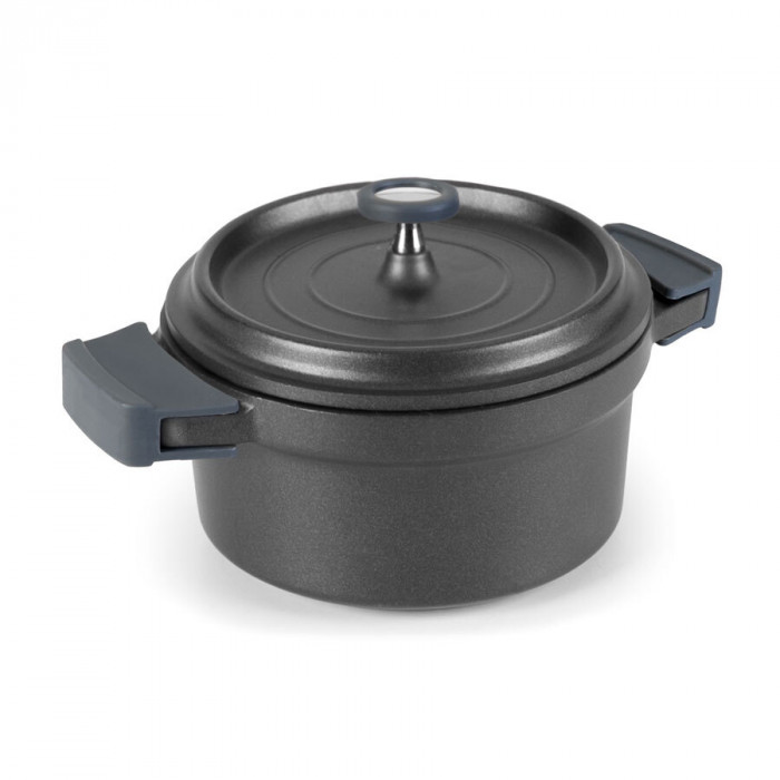 CA�AROLA REDONDA 16CM 1,3L PRETA
