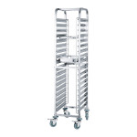 CARRO TRANSPORTE 18 TABULEIROS GN1/1 380X550X1735mm