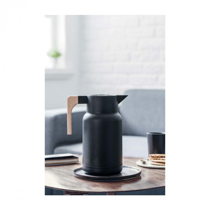 WOOD BLACK - JARRA TERMO 1L